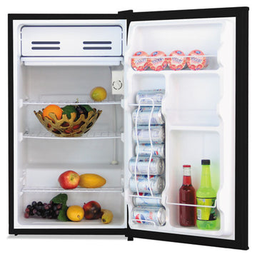 Alera™ 3.2 Cu. Ft. Refrigerator With Chiller Compartment, Black freeshipping - TVN Wholesale